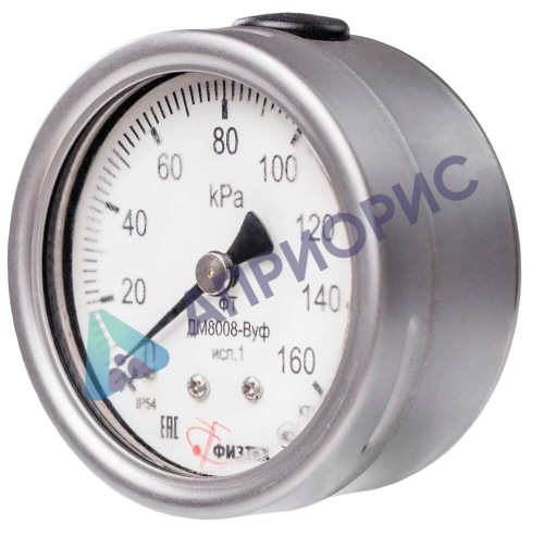 Поверка манометров виброустойчивых ДМ8008-ВУф исп 1