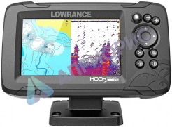 Эхолот-картплоттер Lowrance HOOK2-5 SPLITSHOT US COASTAL/ROW