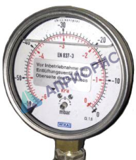Поверка вакуумметра показывающего 213.54