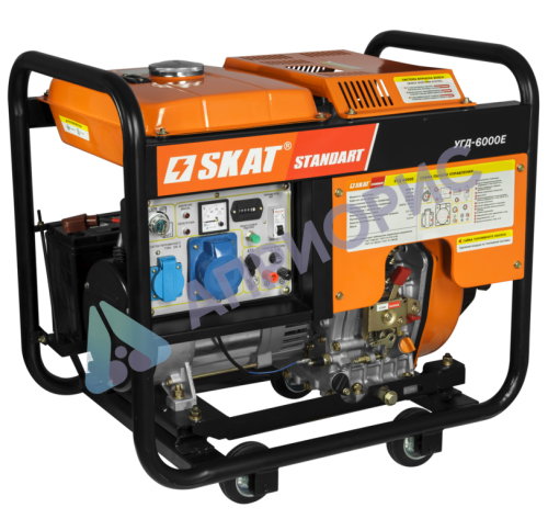 Дизельный генератор СКАТ УГД-6000E
