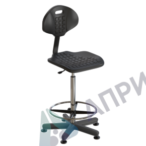 Стул лабораторный на опорах (высота 620-760 мм) (полиуретан)