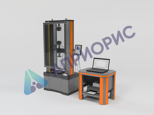 РЭМ-600-М машина разрывная электромеханическая (с ограждением и экстензометром)