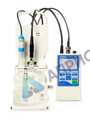 Ph-метр-милливольтметр портативный ВЗОР МАРК-903 ддля проточных измерений (с МПН-903, НП-903, с комбинированным электродом ЭСК-10601/7)