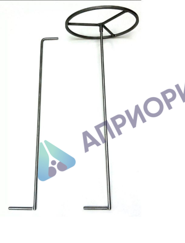 Стержень для установки спиралей намотки R-пленки с опорной площадкой