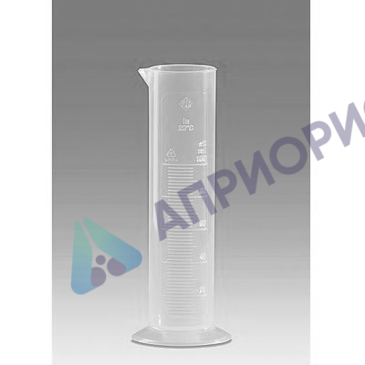 Поверка цилиндра мерного пластикового