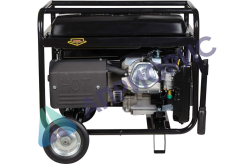 Бензиновый генератор HUTER DY6500LX с колесами