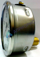 Поверка манометров с трубкой Бурдона, медный сплав или нержавеющая сталь модели 112.28, 132.28