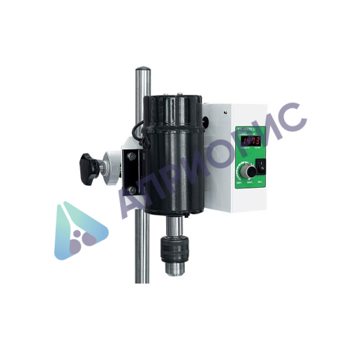 Мешалка вернеприводная Экохим ES-8300 D (до 10 л, 100-3000 об/мин, цифровой дисплей)