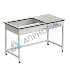 Приставка для весового стола 1200х600х750, раб. поверхность - LABGRADE (весовой стол слева)