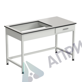 Приставка для весового стола 1200х600х750, раб. поверхность - LABGRADE (весовой стол слева)