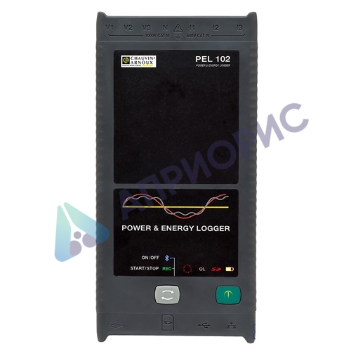 Поверка трехфазного регистратора энергии Chauvin Arnoux PEL102