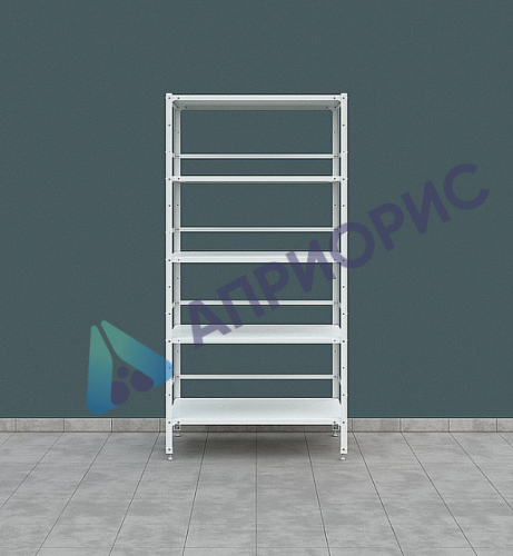 СТЕЛЛАЖ ЛАБОРАТОРНЫЙ ДЛЯ ХРАНЕНИЯ С ОГРАНИЧИТЕЛЯМИ СТ-13