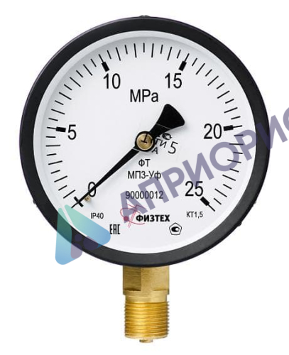 Поверка манометров избыточного давления, вакуумметров и мановакуумметров показывающих МП-Уф, ВП-Уф, МВП-Уф, ДМ8010-Уф, ДВ8010-Уф, ДА8010-Уф