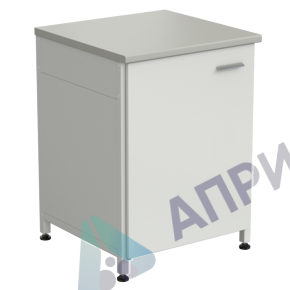 Тумба 610х600х850 дверь левая, ЛАМИНАТ СЕРЫЙ