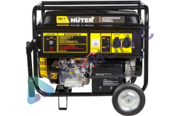 Бензиновый генератор HUTER DY6500LX с колесами