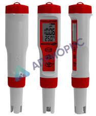 мегеон 17002 тестер воды 4 в 1 (солемер/кондуктометр/ph- метр/термометр)