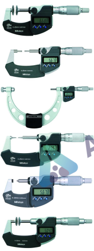 Поверка микрометра цифрового 293, 323, 331, 340, 342, 369, 389, 395, 406, 422