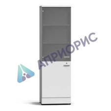 Шкаф для посуды 600х500х2000 мм серый