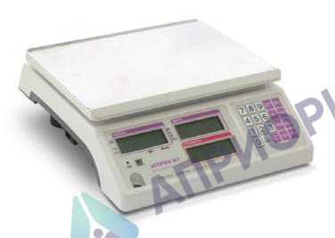 Поверка настольных весов электронных Штрих М7, исп. 6-1.2, 6-2, 15-1.2.5, 15-2.5, 15-5, 30-5.10, 30-10