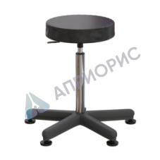 Табурет офисный на опорах (410-540 мм) (кожзам)