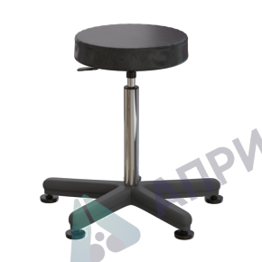 Табурет офисный на опорах (410-540 мм) (кожзам)