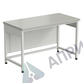 Стол письменный 1200x600x750 мм, раб. поверхность - ЛАМИНАТ СЕРЫЙ