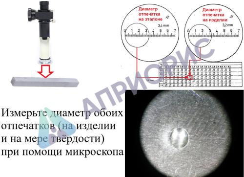 МТП-В7 мера твёрдости эталонная Польди по шкале Бринелль