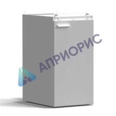 Тумба подвесная дверь правая 400х540х760, высокая, серый металл - СТАЛЬ