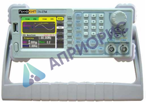 Поверка генератора сигнала специальной формы двухканального ПрофКиП Г6-27М, ПрофКиП Г6-33М, ПрофКиП Г6-34М, ПрофКиП Г6-36М, ПрофКиП Г6-37М
