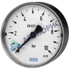 Поверка манометров с трубкой Бурдона, медный сплав модели 111.10, 111.12