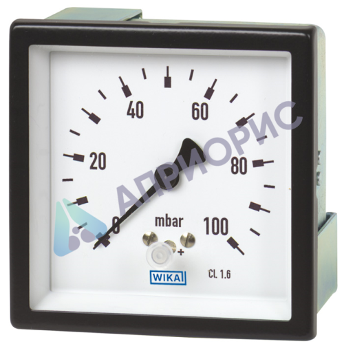 Поверка манометров с мембранной коробкой, для низких диапазонов давления модели 614.11, 634.11