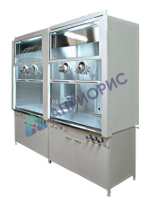 Шкафы вытяжные радиохимические ШВРХ1900-2