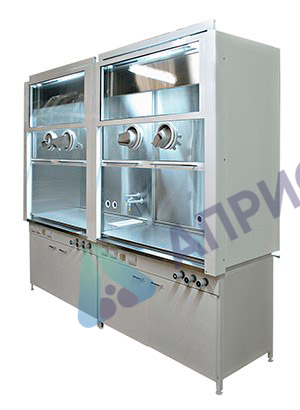 Шкафы вытяжные радиохимические ШВРХ1900-2