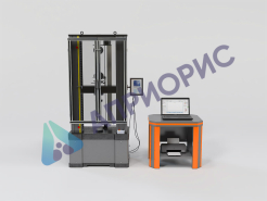 РЭМ-300-М машина разрывная электромеханическая (с ограждением и экстензометром)