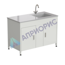 Стол-мойка 1200x600x850 мм, раковина справа, материал раковины - СТЕКЛОПЛАСТИК