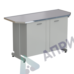 Стол торцевой 1500х600х900, МОНОЛИТНЫЙ КЕРАМОГРАНИТ