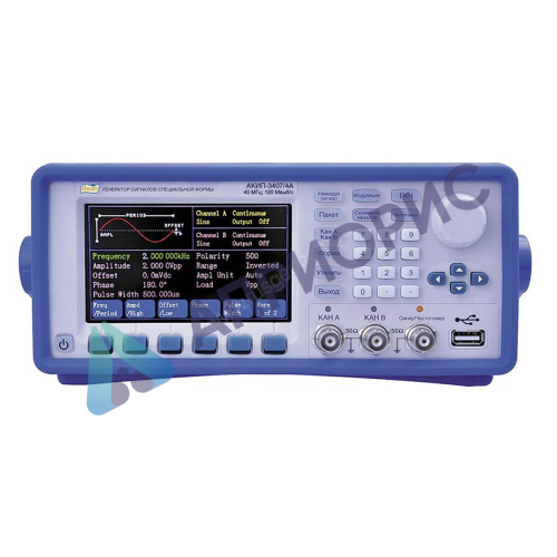 Генератор сигналов специальной формы АКИП-3407/4A