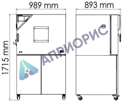 Аттестация камеры тепла-холода MK 115