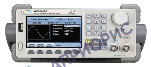 Генератор сигналов специальной формы АКИП-3413/2