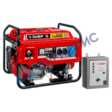Бензиновый генератор ЗУБР СБА-5500 с АВР