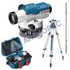 Комплект оптический нивелир Bosch GOL 20D штатив  рейка - 3 в 1