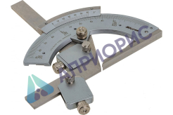 Поверка угломера с нониусом Micron