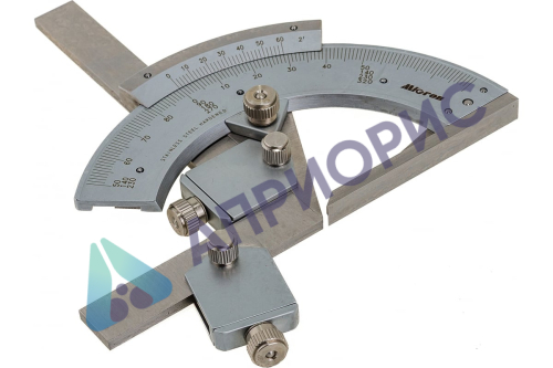 Поверка угломера с нониусом Micron