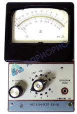Поверка мегаомметра Е6-16