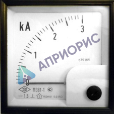 Поверка амперметра вольтметра М381-1