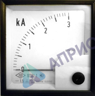 Поверка амперметра вольтметра М381-1