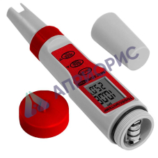 мегеон 17002 тестер воды 4 в 1 (солемер/кондуктометр/ph- метр/термометр)