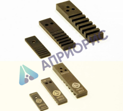 Эталон канавочный Fe №2 (12) с маркировкой и поверкой