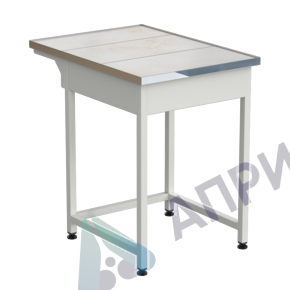 Стол-приставка 610х850х850 мм, раб. поверхность - КЕРАМИКА
