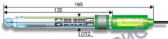 Лабораторный комбинированный pH-электрод ЭСК-10305/7 К 80.12